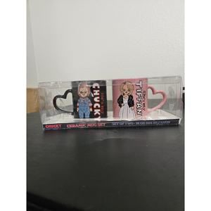 Chucky Tiffany Ceramic Mug Set of Two 14oz Cups Universal NEW Halloween
